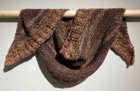 Gold and Brown Shoulder Wrap by Artisan Apparel & Decor
