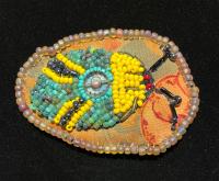 Beaded Lapel or Hat Bugs by Artisan Jewelry