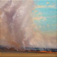 Burning - Along Prairie Scout Road 2 by Lisa Grossman