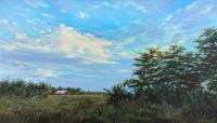 Morning Sky Over Moondance Tree Farm by Sue Godwin