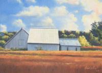 Barns at Paxico by Louis Copt