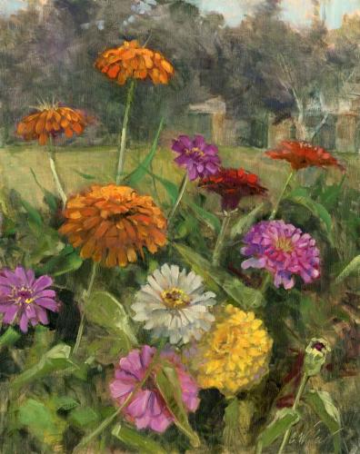 Zinnia Cacophony by Chris Willey