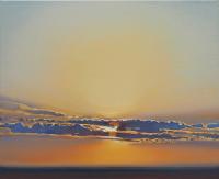 Sundown - Line of Clouds by Lisa Grossman